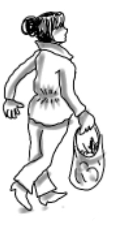 Illustration von einer Frau