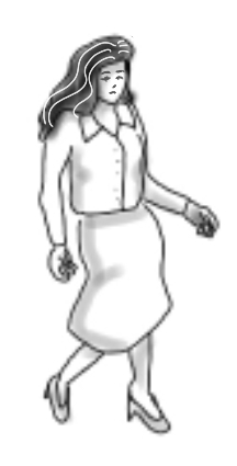 Illustration von einer Frau